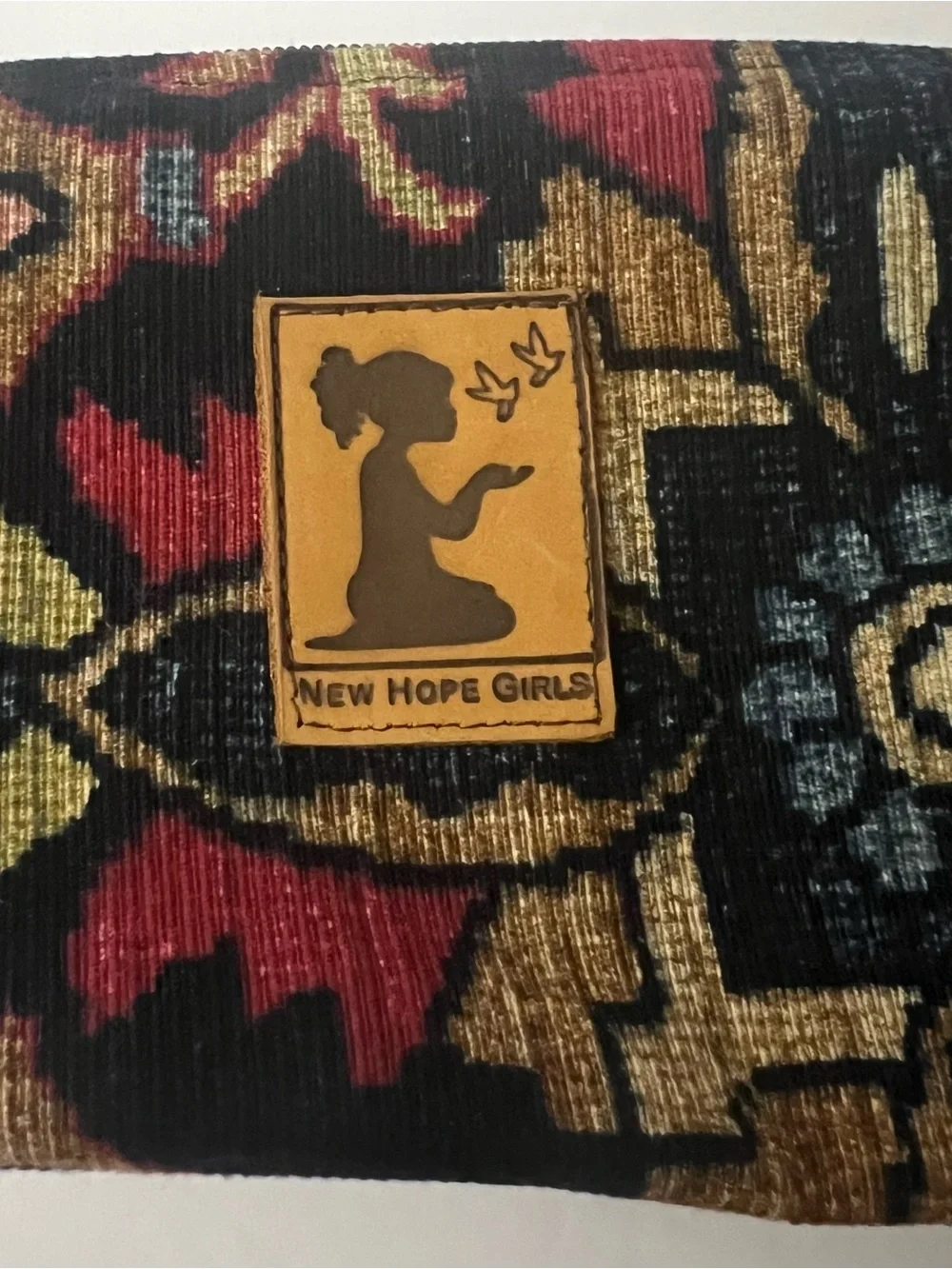 New Hope Girls Handmade Santiago Zipper Tapestry Pouch NWT